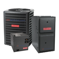 1.5 Ton 14.5 SEER2 R-32 80,000 Btu 96% Afue Goodman Dual Fuel System - Upflow GLZS4BA1810 / CAPTA2422B3 / GR9S960803BN