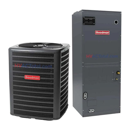 2.5 Ton 15.2 SEER2 Goodman R32 Heat Pump Split System GLXS5BA3010-AMST36BU1300