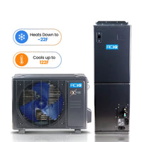 ACiQ 2 Ton 18.6 SEER2 High Efficiency Extreme+ Multi-positional Inverter R454B Heat Pump Split System - 14" Wide