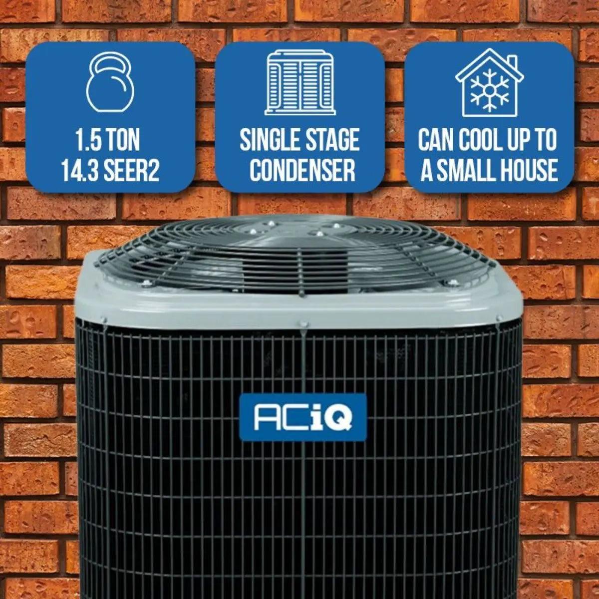 ACIQ 1.5 Ton 14.5 SEER2 Heat Pump Split System R454B Single Stage, Multi-Positional - R5H5S18AKAAA