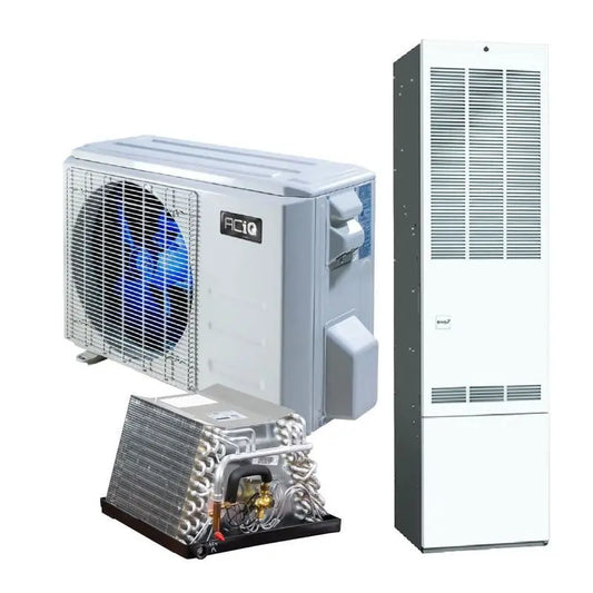 ACiQ 2 Ton 19.4 SEER 80% AFUE 56,000 BTU High Efficiency Mobile Home Heat Pump & Gas Furnace System  Inverter - R410A ACIQ-24-EHPB / ACiQ-2413UDXBDE / MG1E-B056F1ABM1