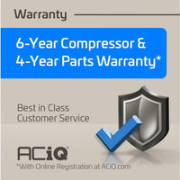 ACiQ Essentials 12,000 BTU 17 SEER2 115V Single Zone Wall Mount Mini Split Heat Pump System - R32 Warranty