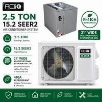 ACiQ 2.5 Ton 15.2 SEER2 High Efficiency Air Conditioner with 21" Multi-Positional Cased Coil | Inverter - R410A