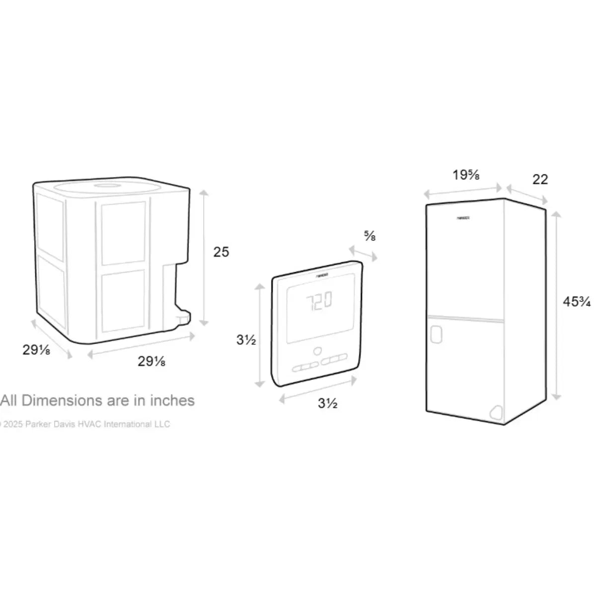 DYC036GCSI18RD Dimension