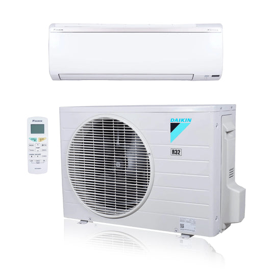Daikin Entra Series 12000 BTU 18 SEER2 Single Zone Ductless Mini Split Heat Pump System - R32 RXC12AXVJU / FTXC12AXVJU