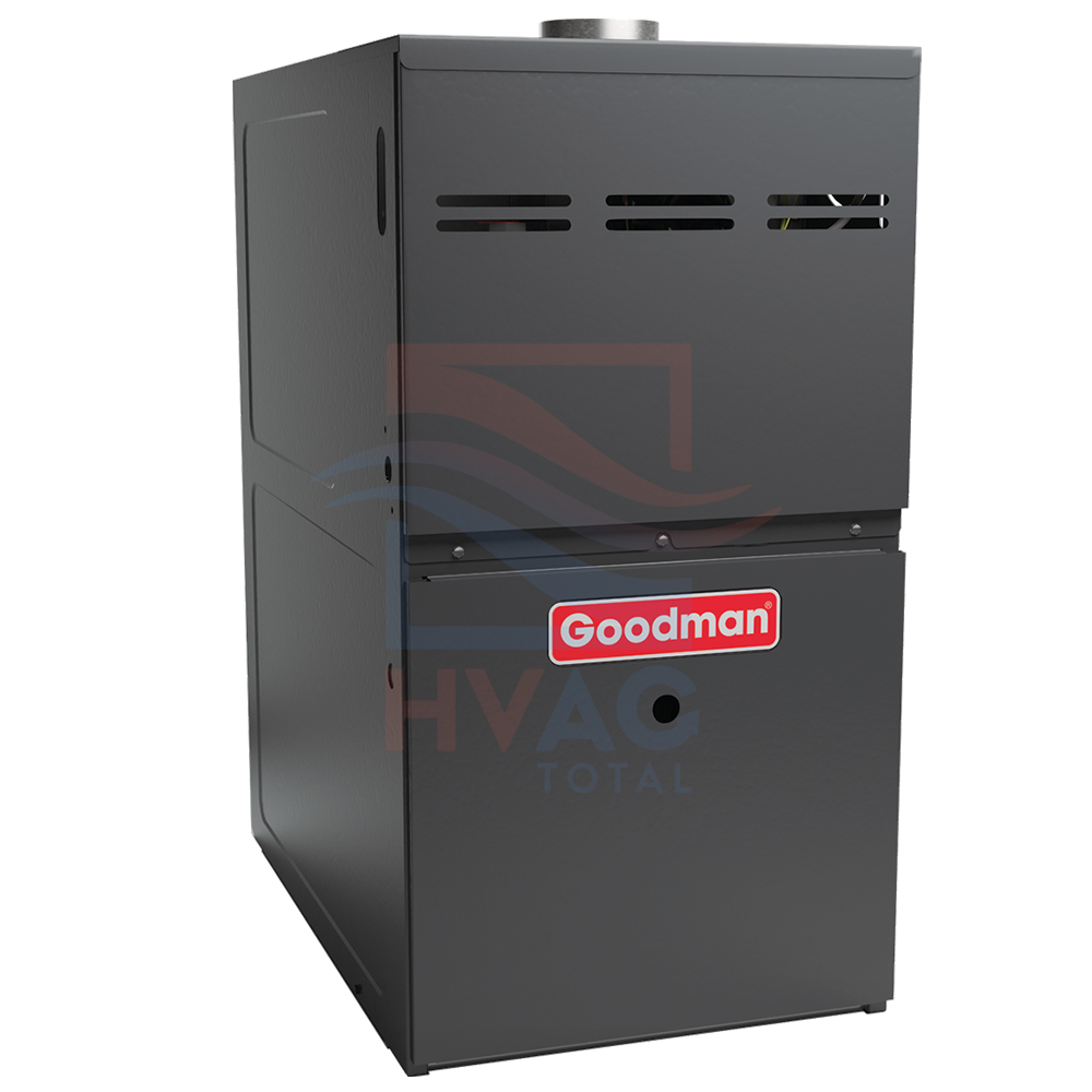 Goodman 2 Ton 13.5 SEER2 80% AFUE 40,000 BTU Gas Furnace and Air Conditioner System - 14 " - Upflow