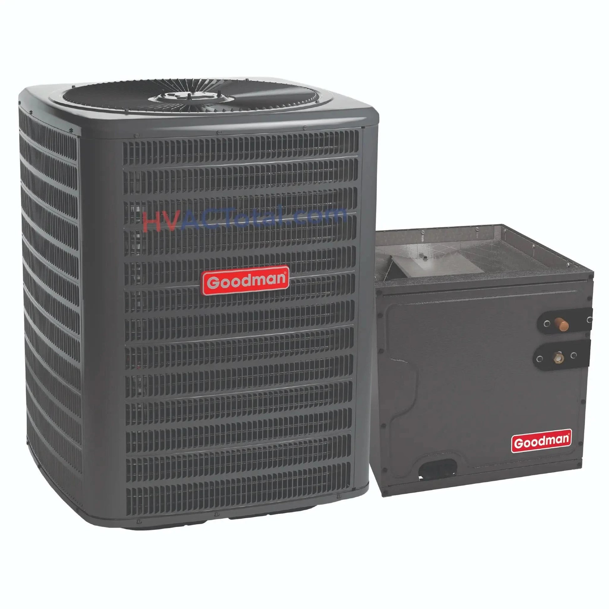 Goodman 2.5 Ton 14.3 SEER2 R32 Air Conditioner & 14" Vertical Cased Coil