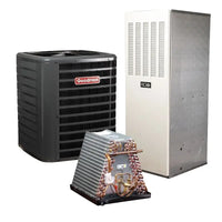 Goodman 3 Ton 14.3 SEER2 80% AFUE 56,000 BTU Mobile Home Air Conditioner and Gas Furnace System - R32 GLXS4BA3610-MH / ACiQ-MH36BU3VYEC / MG1E-B056F1ABM1
