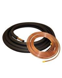 25 ft Insulated Copper Refrigerant Line Set for 1.5–3 Ton Split System