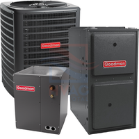 Goodman 4 Ton 14 SEER2 96% AFUE 100,000 BTU Gas Furnace and Air Conditioner System - 21 - Downflow