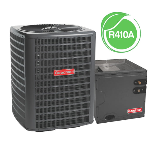 Goodman 2.5 Ton 14.3 SEER2 Air Conditioner & 17.5" Wide Vertical Coil System - 410A