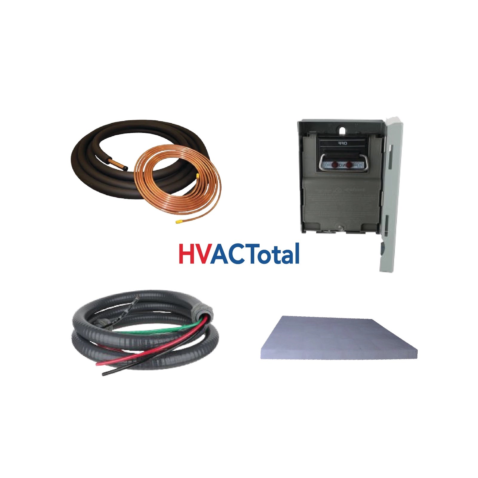 Installation Kit with Lineset for 1.5-2.5 Ton System