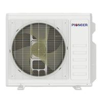 Pioneer Dual Split 24000 BTU 2 Ton Quantum Ultra Wi-Fi 24 SEER2 230V 2 Zone Wall Mount AC Heat Pump - 12K+12K WYT030GLSI24M3-12W-12W Outdoor Unit