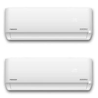 Pioneer Dual Split 27000 BTU 2.25 Ton Quantum Ultra Wi-Fi 24 SEER2 230V 2 Zone Wall Mount AC Heat Pump - 18K+9K WYT030GLSI24M3-18W-19W Indoor Unit
