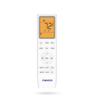 Pioneer Quantum Ultra 18,000 BTU 23 SEER2 230V High-Wall Ductless Mini-Split Air Conditioner Inverter Heat Pump - R454B WYT018GLSI24RL-16S Remote RC410TG