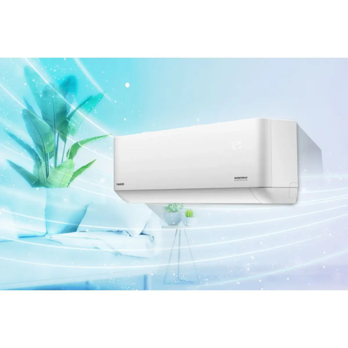 Pioneer Quantum Ultra 23,000 BTU 23 SEER2 230V High-Wall Ductless Mini-Split Air Conditioner Inverter Heat Pump - R454B WYT024GLSI24RL-16S Indoor Unit