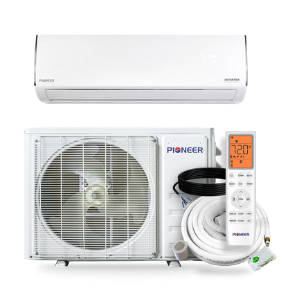 Pioneer® Diamante Essenza™ 17,000 BTU 17 SEER2 230V High-Wall Ductless Mini-Split Air Conditioner Inverter Heat Pump with 16 Ft. Kit WYT018GLUI17RL Main