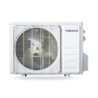 Pioneer® Quantum Ultra™ 16,000 BTU 20.5 SEER2 230V 8-Way Ceiling Cassette Ductless Mini-Split Air Conditioner Inverter Heat Pump Full Set CYT018GLSI24RL