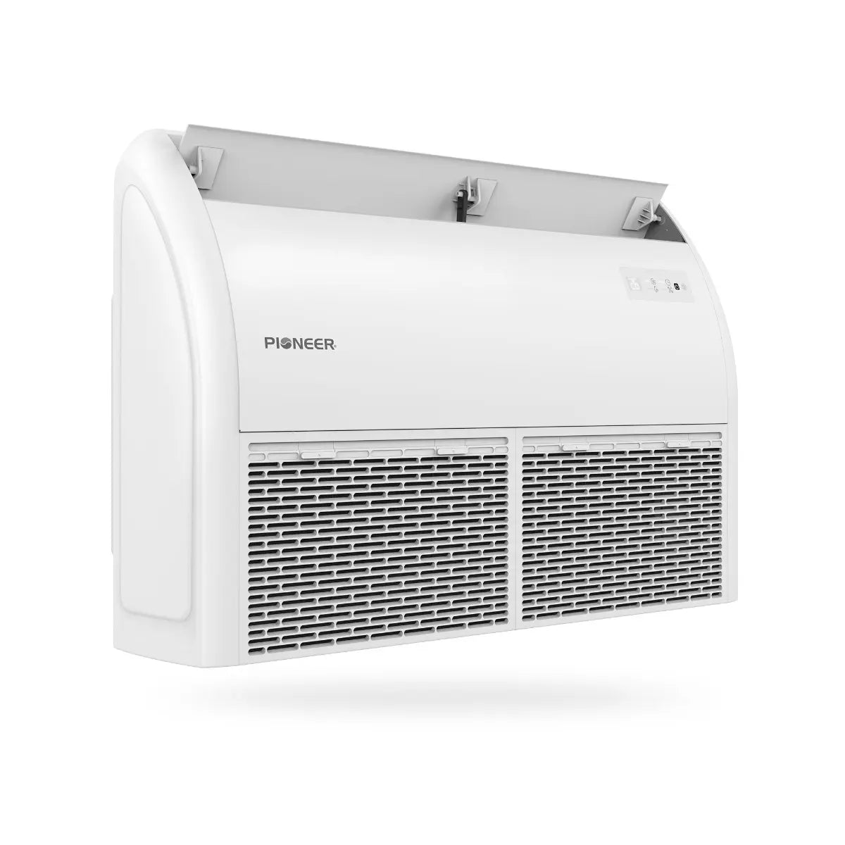Pioneer® Quantum Ultra™ 18,000 BTU 20.5 SEER2 230V FloorCeilingLow-Wall Ductless Mini-Split Air Conditioner Inverter Heat Pump Full Set UYT018GLSI24RL-16S - Right Side View