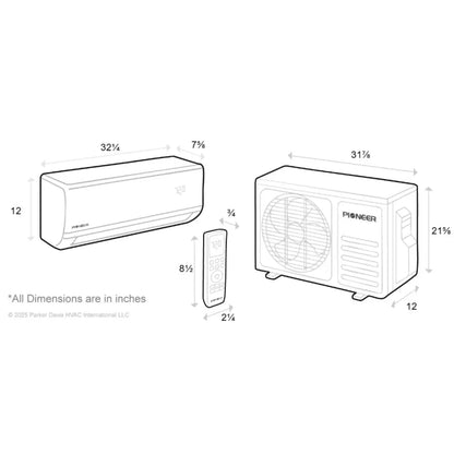 WYT009ALSI24RL Dimension