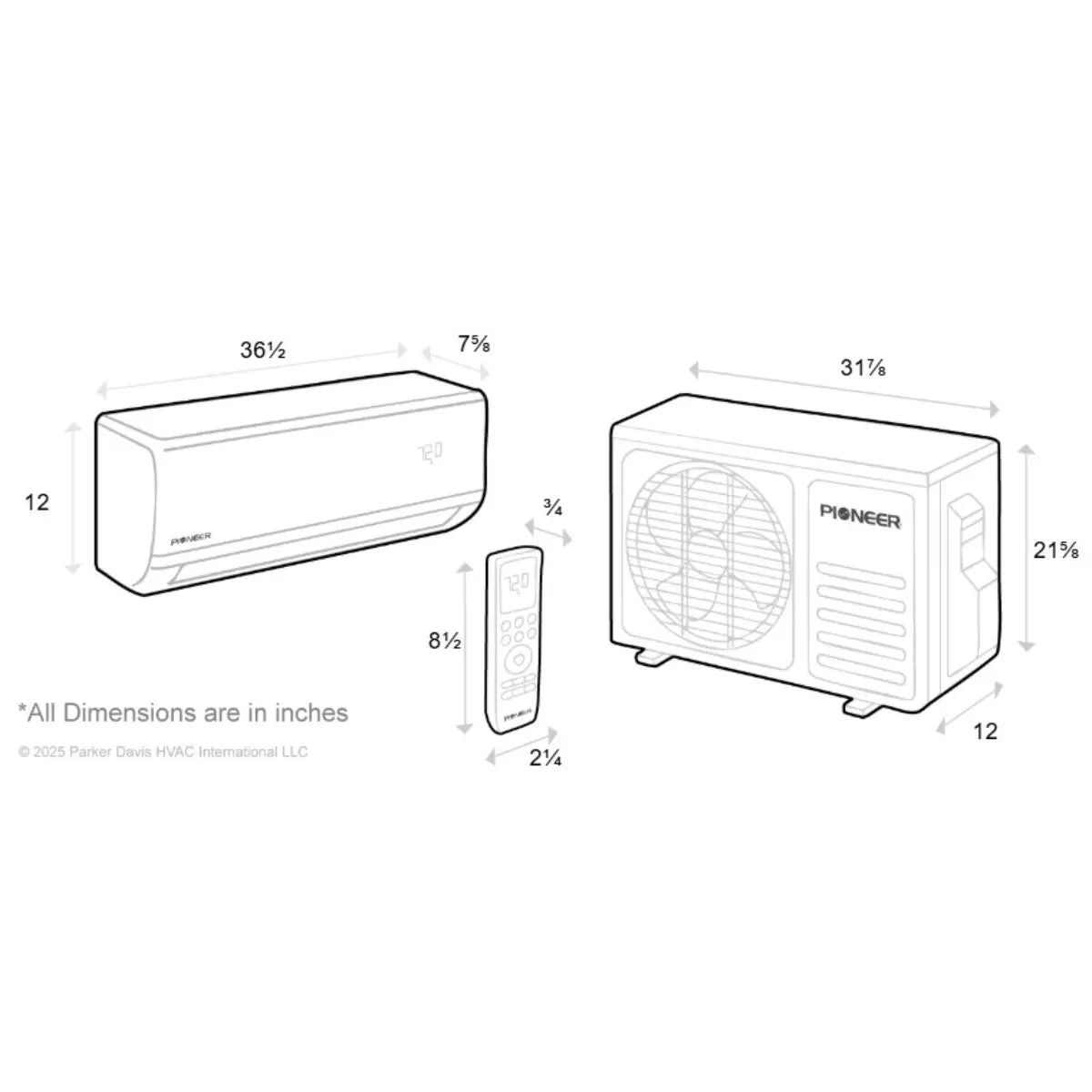 WYT012ALSI24RL Dimension