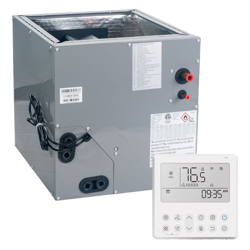 ACiQ 3 TON 15.6 SEER2 R32 SIDE DISCHARGE AIR CONDITIONER & 17.5" VERTICAL CASED COIL