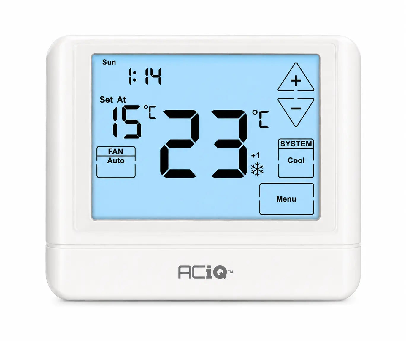 ACiQ WiFi Programmable 3H/2C Heat Pump 2H/2C Conventional Touchscreen Thermostat
