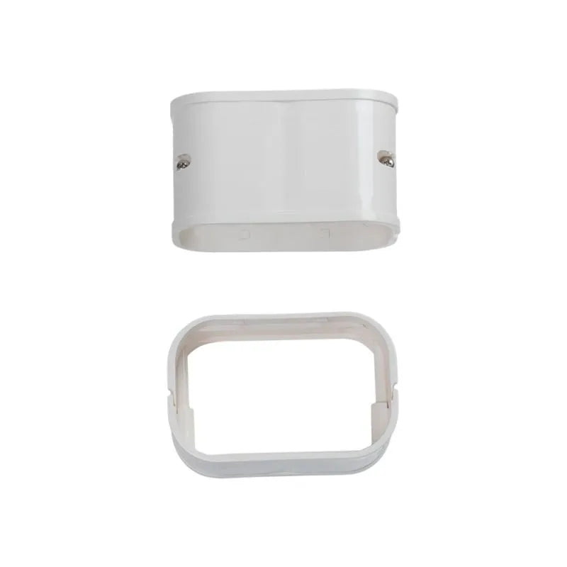 White Line Set Cover Guard – Complete Wall Duct Kit (12 ft.)