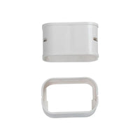 White Line Set Cover Guard – Complete Wall Duct Kit (12 ft.)