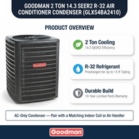 Goodman 2 Ton 14.3 SEER2 R-32 Air Conditioner Condenser