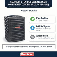 Goodman 5 Ton 14.3 SEER2 R-32 Air Conditioner Condenser