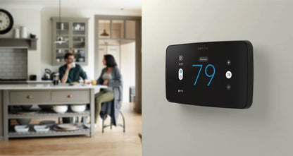 Copeland - Sensi Touch 2 Smart Programmable Wi-Fi Thermostat-Works with Alexa - Black Beveled Edge