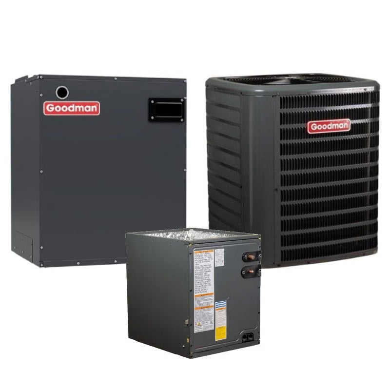 3.5 Ton 15.2 SEER2 Goodman R32 Electric Furnace and Air Conditioner System - Upflow/Downflow - 24.5"