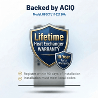 ACiQ 100,000 BTU Gas Furnace 80% AFUE Two-Stage, 21" Wide, Multi-Positional