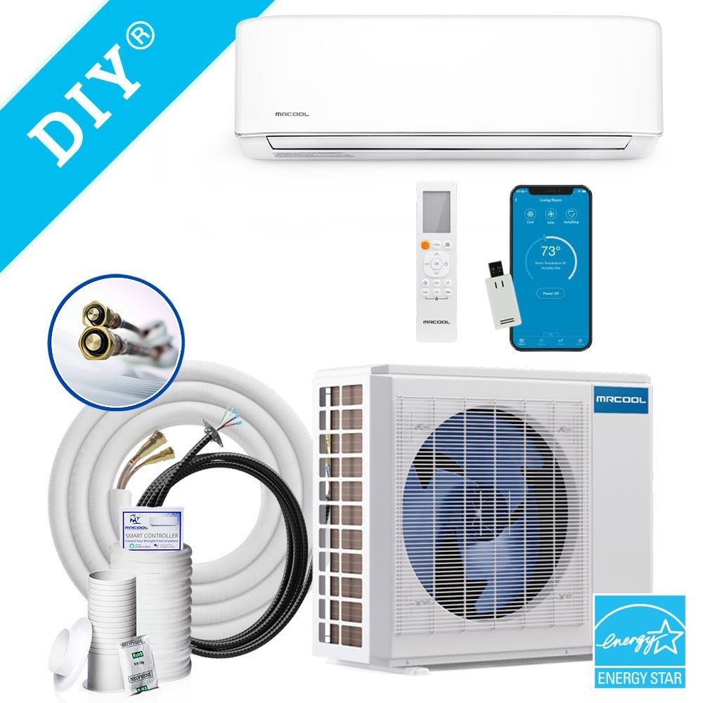 MrCool DIY 4th Generation E Star 12k BTU Ductless Mini-Split Heat Pump Complete System 115V/60Hz