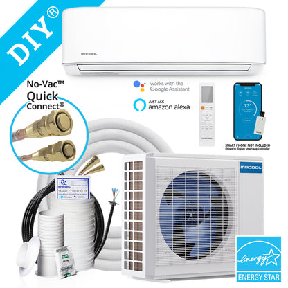 MrCool DIY 4th Generation E Star 12k BTU Ductless Mini-Split Heat Pump Complete System 115V/60Hz